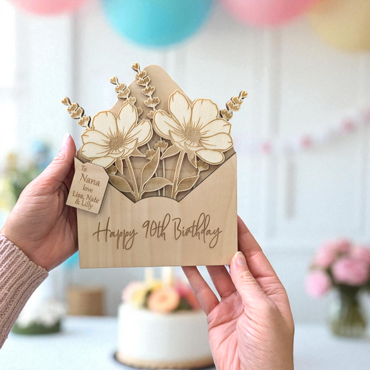 90th Birthday Gift Flower Bouquet