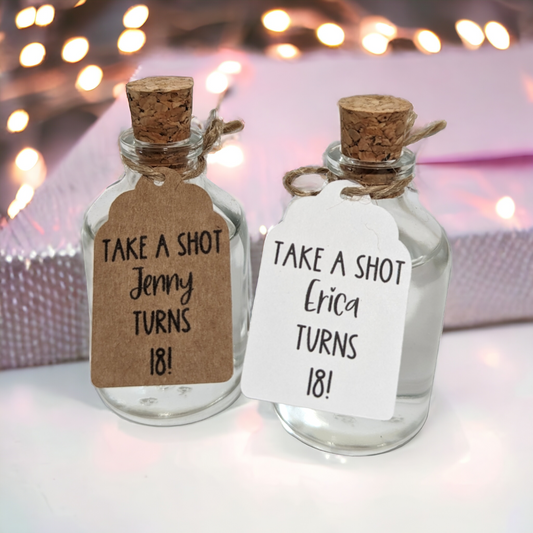 Birthday Shot Favours