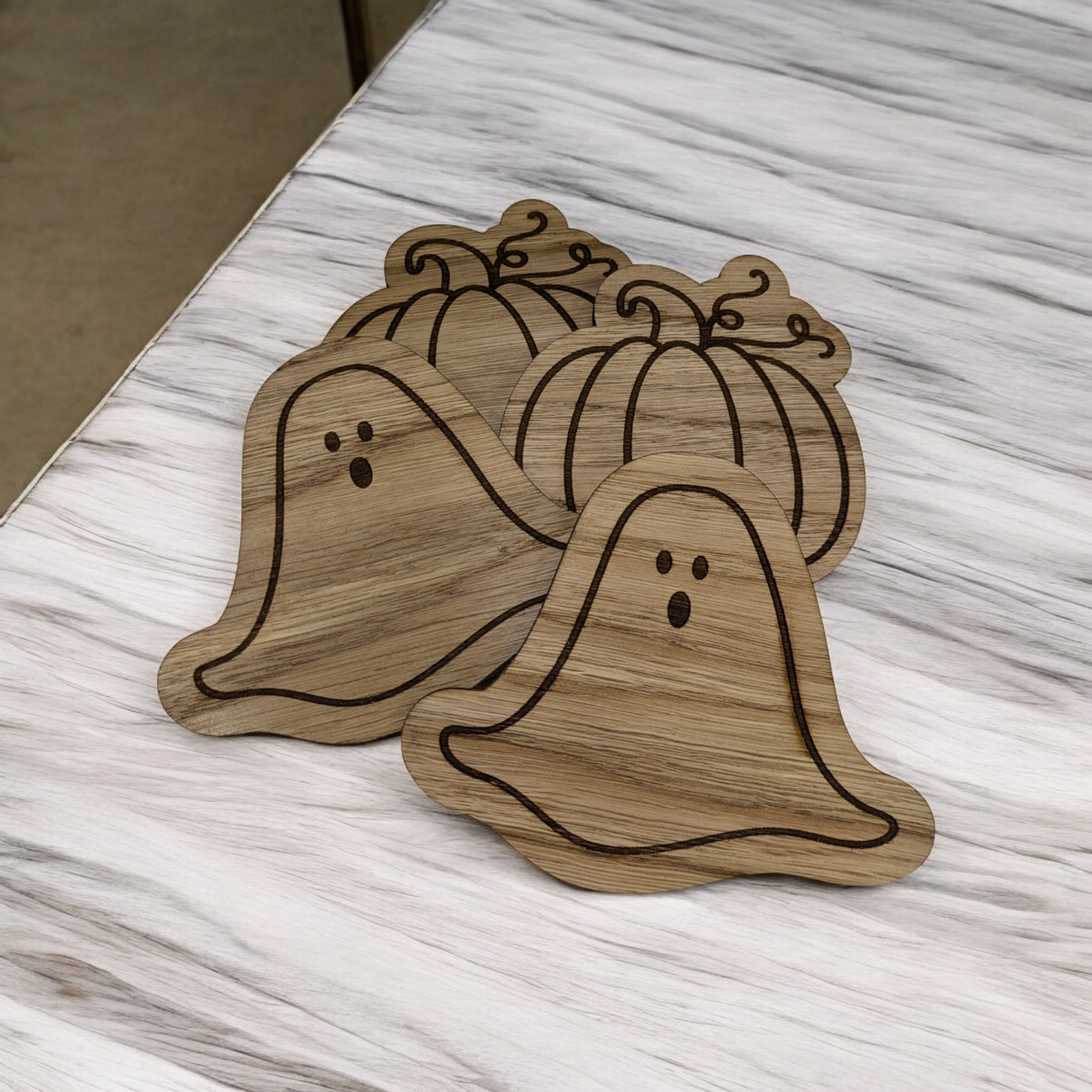 Pumpkin Coaster Set