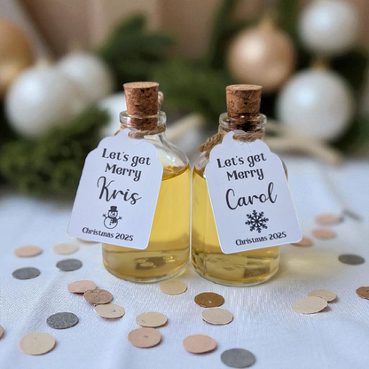 Personalised Christmas Table Favours