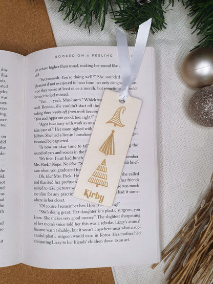 Personalised Christmas Bookmark