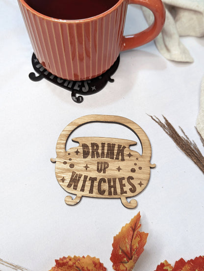 Oak witch table decoration. 
